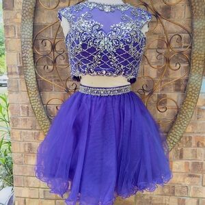 Juliet Purple Two-Piece Dress